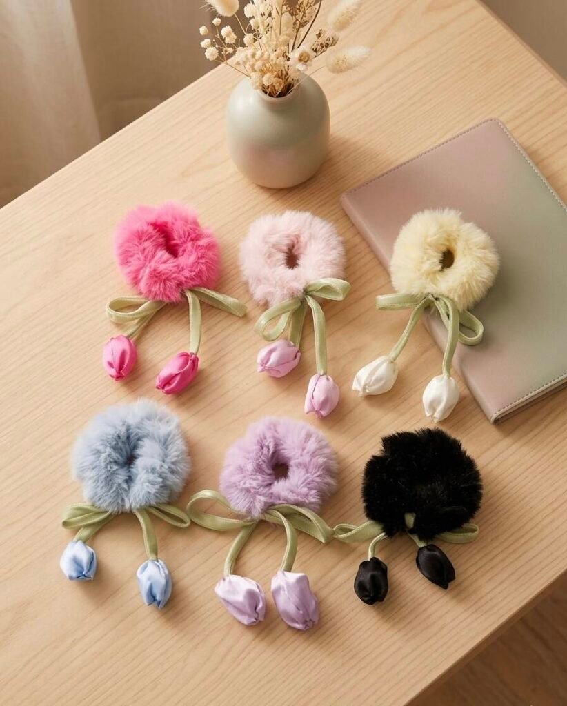 fluffy-tulip-hair-ties-wholesale