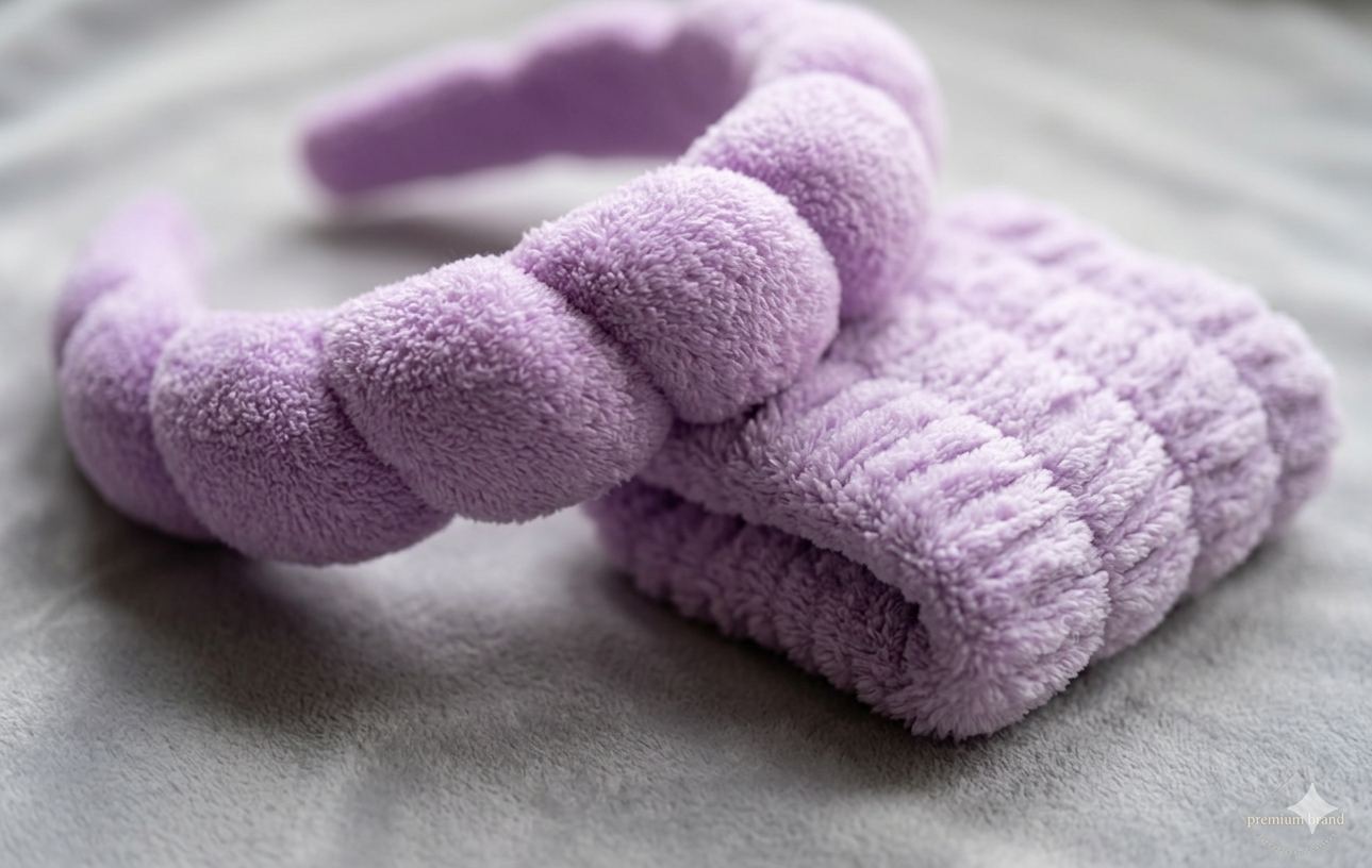 Wholesale Spa Headband and Wristband Set